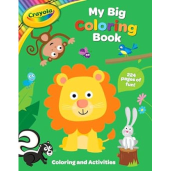 Crayola: My Big Coloring Book (A Crayola My Big Coloring Activity Book for Kids) by BuzzPop- Paperback