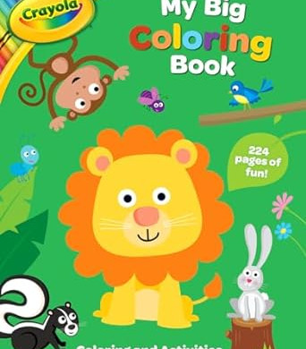 Crayola: My Big Coloring Book (A Crayola My Big Coloring Activity Book for Kids) by BuzzPop- Paperback