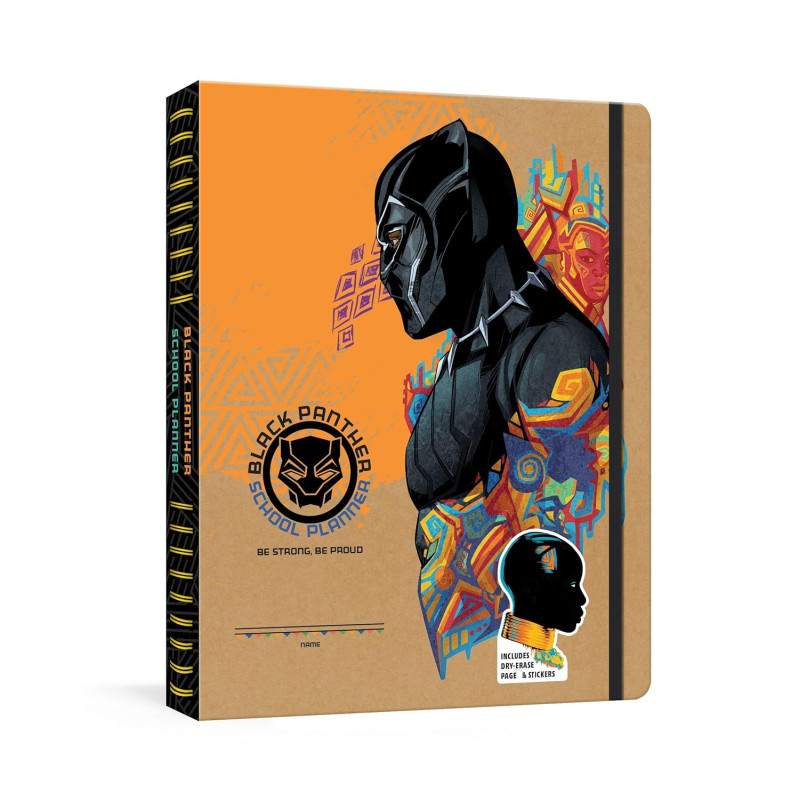 Black Panther School Planner: Be Strong, Be Proud: A Week-at-a-Glance Kid's Planner with Stickers (Marvel School Planner) Diary – Organizer, by Marvel 