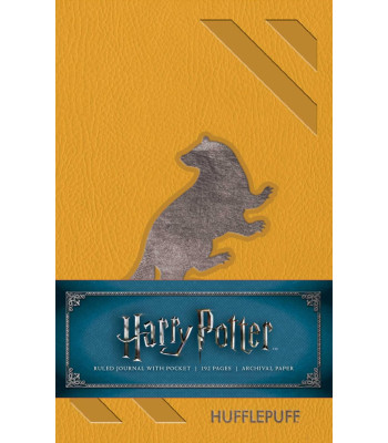 Harry Potter: Hufflepuff Ruled Pocket Journal by Hardcover