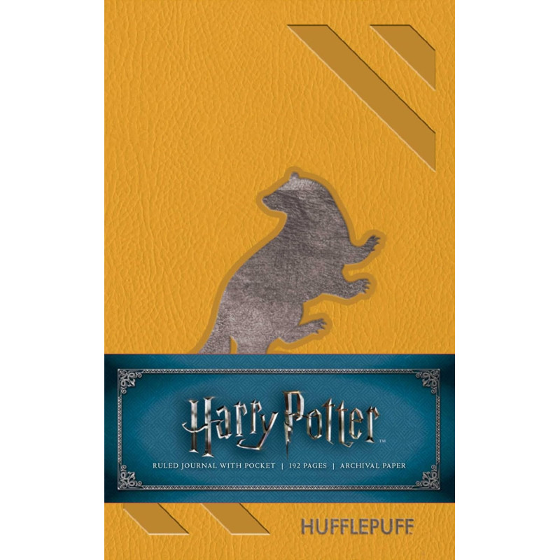 Harry Potter: Hufflepuff Ruled Pocket Journal by Hardcover