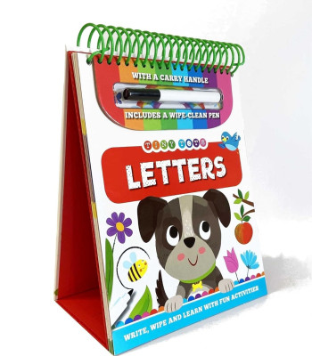 Tiny Tots Letters: Wipe Clean Book with Carry Handle and Easel 