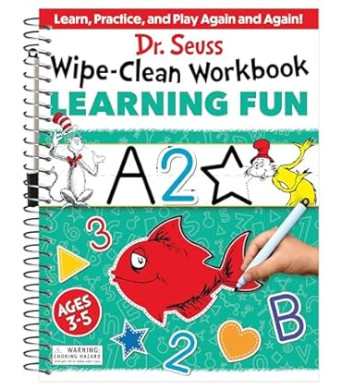 Dr. Seuss Wipe-Clean Workbook: Learning Fun (Dr. Seuss Workbooks) by Dr. Seuss-Spiral
