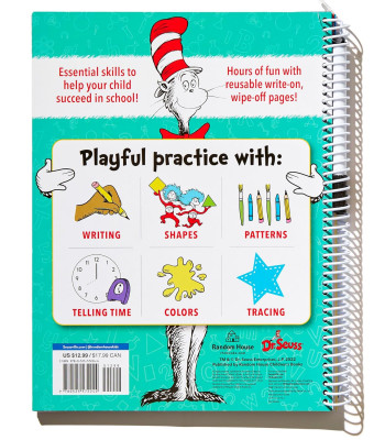 Dr. Seuss Wipe-Clean Workbook: Learning Fun (Dr. Seuss Workbooks) by Dr. Seuss-Spiral