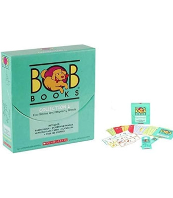 Bob Books-Collection 6, First Stories and Rhyming Words by Lynn Maslen Kertell- Paperback –Box set 