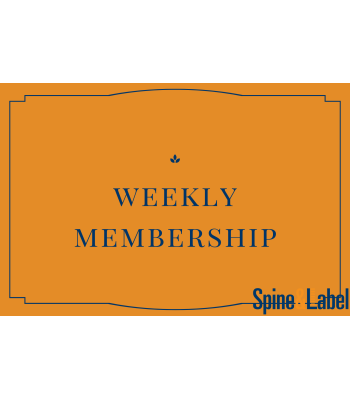 Weekly Membership by Spine and label