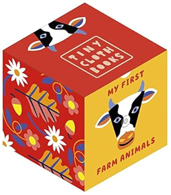 My First Farm Animals: A Cloth Book with First Animal Words (Tiny Cloth Books) by Happy Yak 