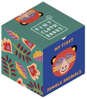My First Jungle Animals: A Cloth Book with First Animal Words (Tiny Cloth Books) by Happy Yak 