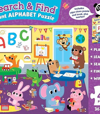Search & Find Giant Alphabet Puzzle by Kidsbooks Publishing