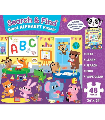 Search & Find Giant Alphabet Puzzle by Kidsbooks Publishing