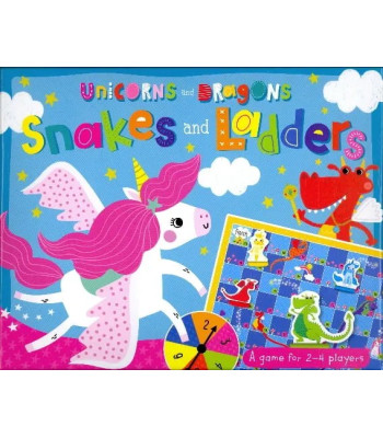 Unicorns and Dragons Snakes and Ladders Game 