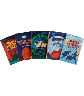 The Classic Jules Verne Collection (5 Book Boxed Set) by Jules Verne - Paperback