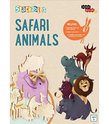 Safari Animals (IncrediBuilds Jr. Stackables) by Insight Editions