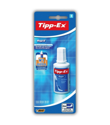 Bic Tipp-EX Rapid Correction Bottle, 20ml 