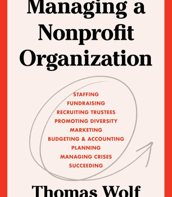 Managing a Nonprofit Organization: 40th Anniversary Revised and Updated Edition  by Thomas Wolf -Paperback