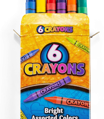 Crayons - 6 in a pack Nontoxic