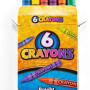 Crayons - 6 in a pack Nontoxic