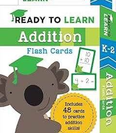 Ready to Learn: K-2 Addition Flash Cards: Includes 48 Cards to Practice Subtraction Skills! by by Editors of Silver Dolphin Books - Cards
