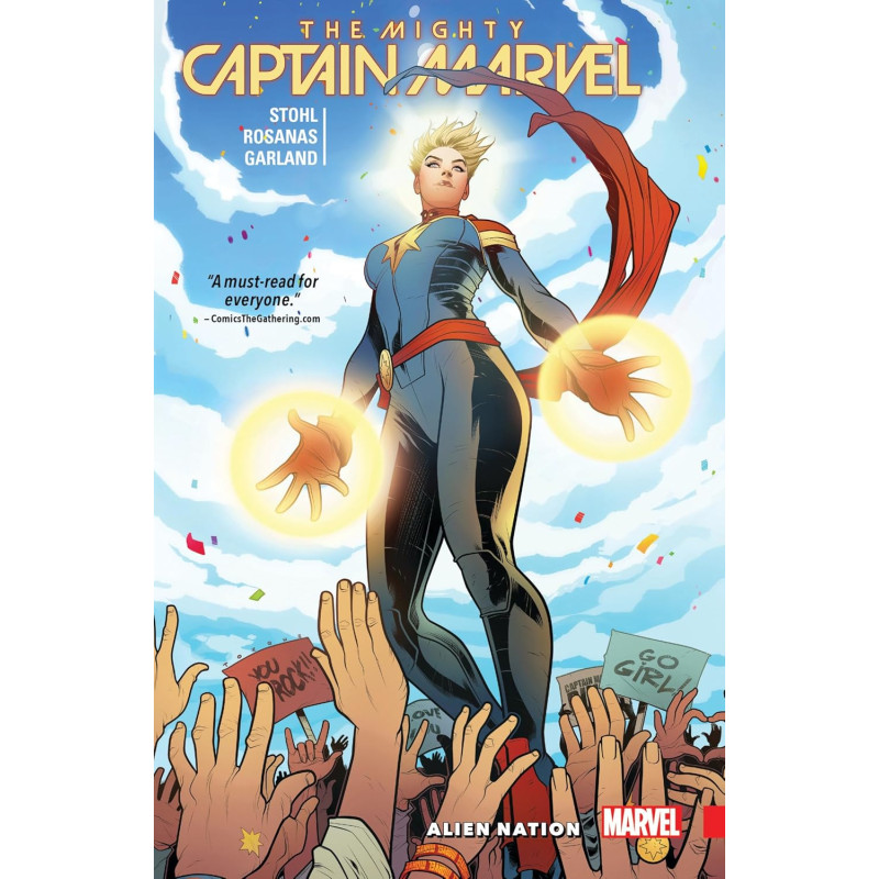 THE MIGHTY CAPTAIN MARVEL VOL. 1: ALIEN NATION by  by Margaret Stohl, Ramon Rosanas and Elizabeth Torque - Paperback 