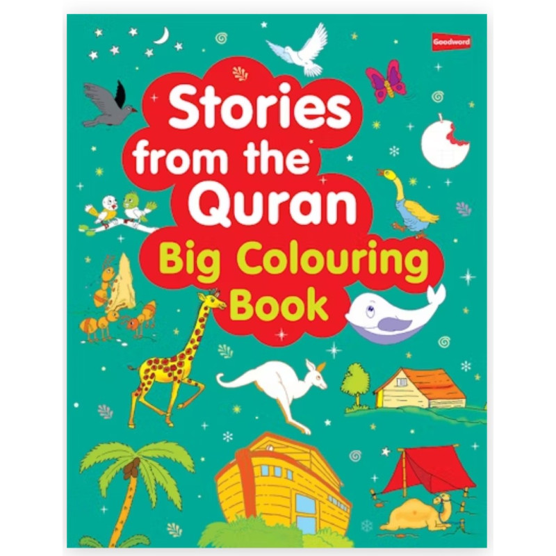 Stories from the Quran Big Colouring Book (4 Colour) By Saniyasnain Khan