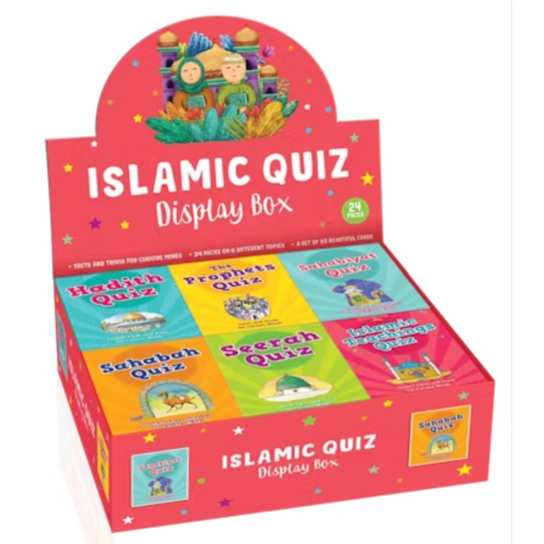 Islamic Quiz Display Box (24 Packs on 6 different Topics) By Saniyasnain Khan
