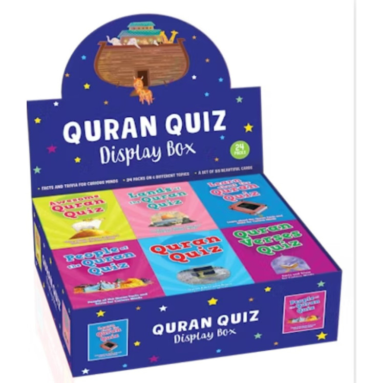Quran Quiz Display Box (24 Packs on 6 different Topics)