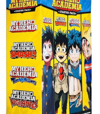 My Hero Academia Manga Set, 4 Volumes, Double-Sided Poster-Box Set