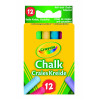 Anti Dust Chalk Coloured X 12
