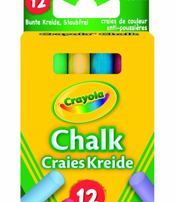 Anti Dust Chalk Coloured X 12