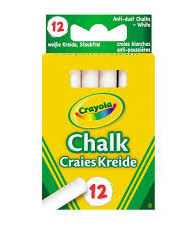 Anti Dust Chalk - White X 12