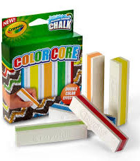 Crayola Color Core Washable Sidewalk Chalk 