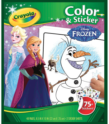 Crayola Frozen Color & Sticker Books