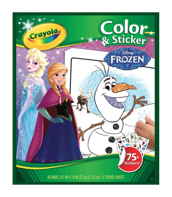 Crayola Frozen Color & Sticker Books