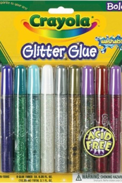 Glitter Glue x 9 Crayola