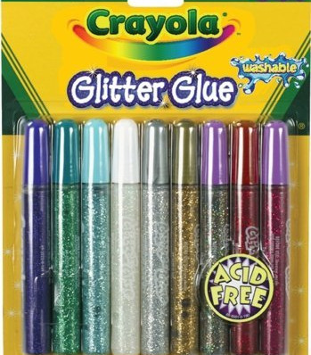 Glitter Glue x 9 Crayola