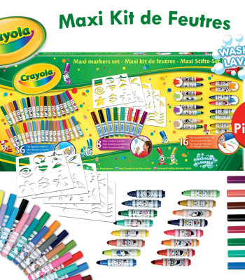 Crayola Maxi Marker Box 65 Piece Set 