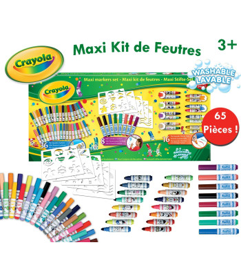 Crayola Maxi Marker Box 65 Piece Set 