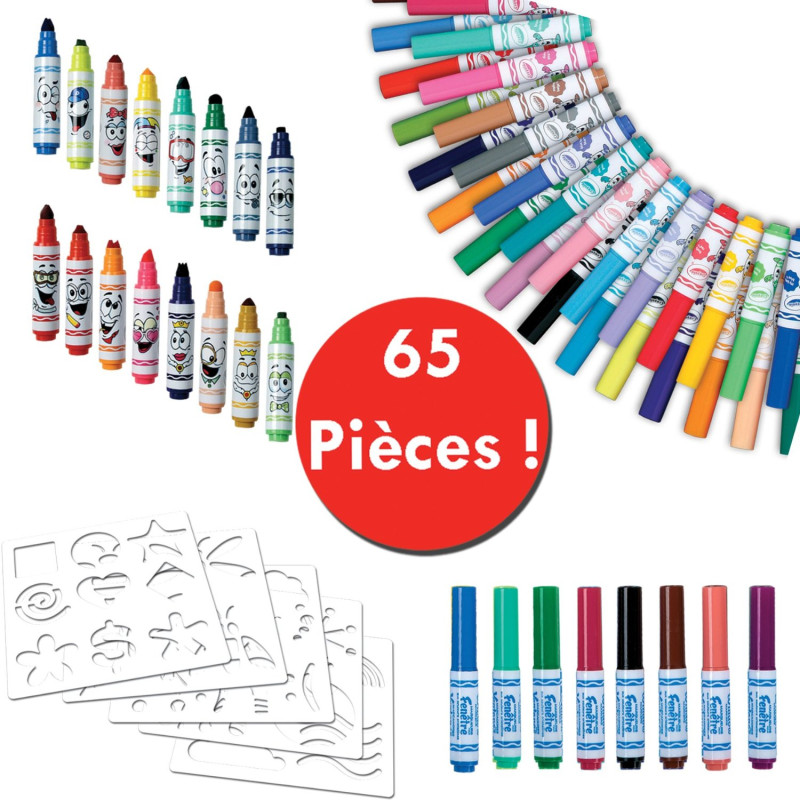 Crayola Maxi Marker Box 65 Piece Set 