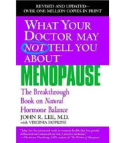 What Your Doctor May Not Tell You About Menopause: The Breakthrough Book on Natural Hormone Balance  by Lee, John R.-Softcover