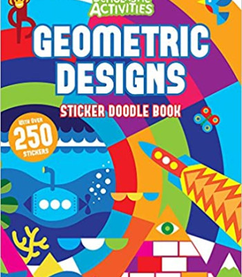 Geometric Designs Sticker Doodle Book (Scholastic Activities) by Scholastic UK