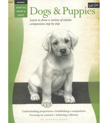 Dogs & Puppies (How to Draw & Paint) by Cynthia Knox - Paperback