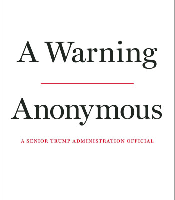 A Warning by Anonymous- Hardback