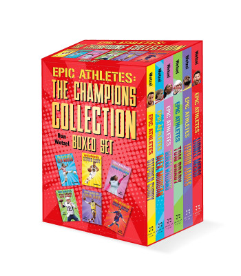 Epic Athletes: The Champions Collection Boxed Set (Lionel Messi/Lebron James/Tom Brady/Serena Williams/Alex Morgan/Stephen Curry) by Dan Wetzel - Paperback