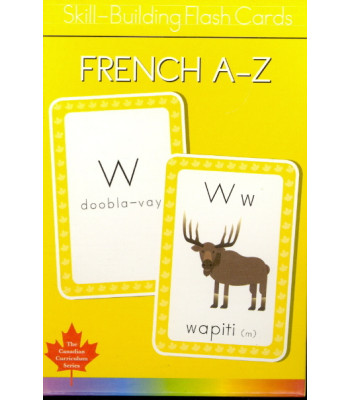 French A-Z Skill Building Flash Cards (Canadian Curriculum Series)