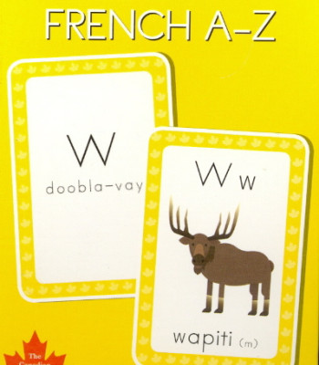 French A-Z Skill Building Flash Cards (Canadian Curriculum Series)