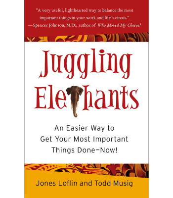 Juggling Elephants: An Easier Way to Get Your Big, Most Important Things Done--Now! by Loflin, Jones-Hardcover
