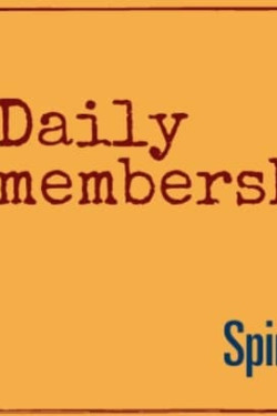 Daily Membership by Spine and label