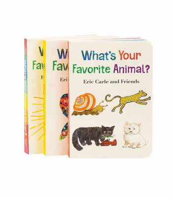 Eric Carle and Friends: 3 Delightful Collections (What's Your Favorite Color?/What's Your Favorite Bug?/What's Your Favorite Animal?)