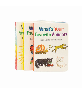 Eric Carle and Friends: 3 Delightful Collections (What's Your Favorite Color?/What's Your Favorite Bug?/What's Your Favorite Animal?)
