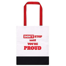 Don't Stop Until You are Proud Miniso Shopping Bag